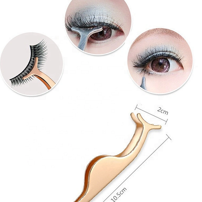 1Pcs Stainless Steel Tweezers Clip Eyelash Curler Extension Eye Lash Makeup Cosmetics Tools For Lashes Applicator Remover Clip