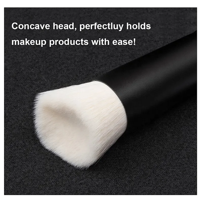 High End Makeup Brush Concave Angled Make-up Brushes Liquid Foundation Application
