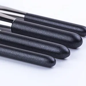 10pcs/set Black And White round Tail Wooden Handle makeup brush set