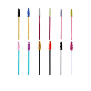 Gold Oem Beauty Eyebrow Eyelash Retractable Mascara Brush