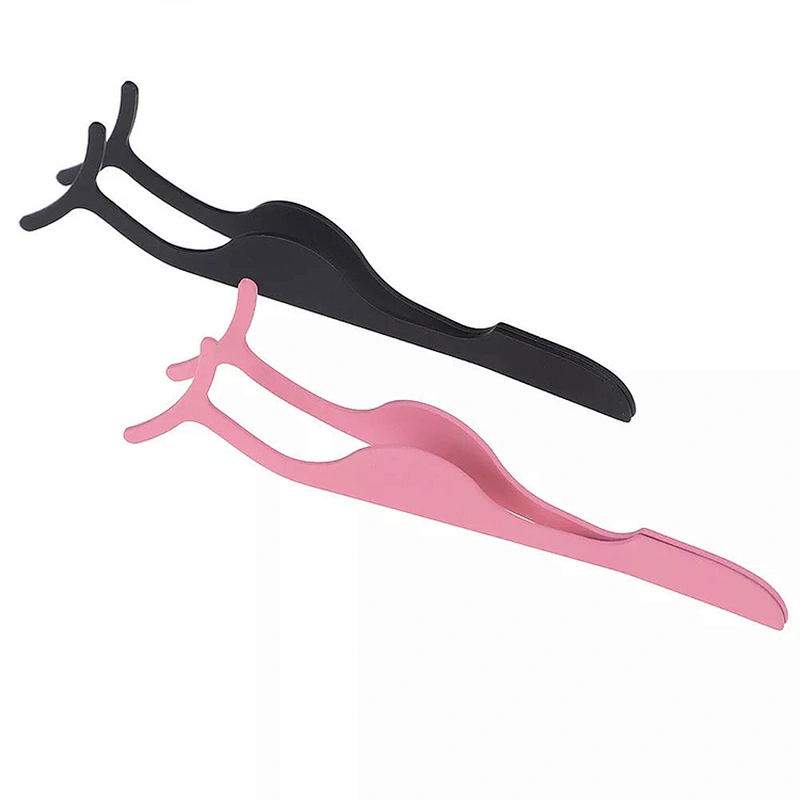 JZG 1pcs New Product Private Label Stainless Steel Eyelash Eyebrow Tweezers Custom Eyelash Applicator Eyelash Extension Tweezer