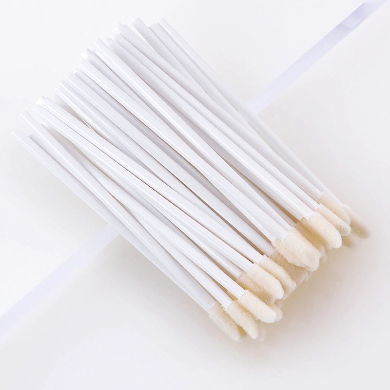 Lipstick Scrub Gloss Makeup Brush Disposable Lip Applicator Brush Cotton Wands Applicator Make Up Tool