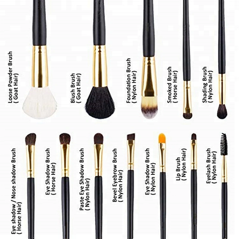 12Pcs Premium Custom Cosmetic Brushes Professional Facial Foundation Makeup Brush Set Cosmetics Brush Tools