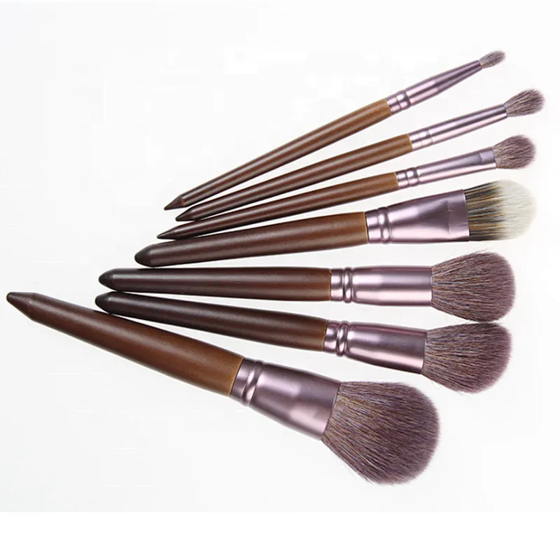 wholesale 7pcs brush sets powder foundation blusher facial beauty tools