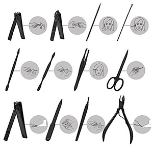 Nail clipper set  with magnifier supplier products