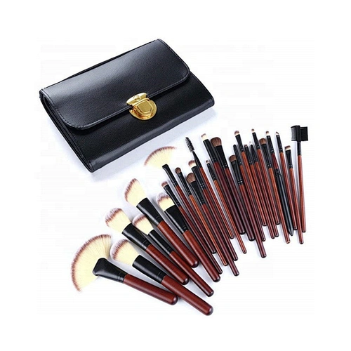 26pcs private label makeup cosmetics brushes red luxury makeup brush set professional makeup