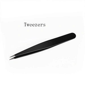 Expert Slant Tip Tweezer Stainless Steel Hair Removal Makeup Tool