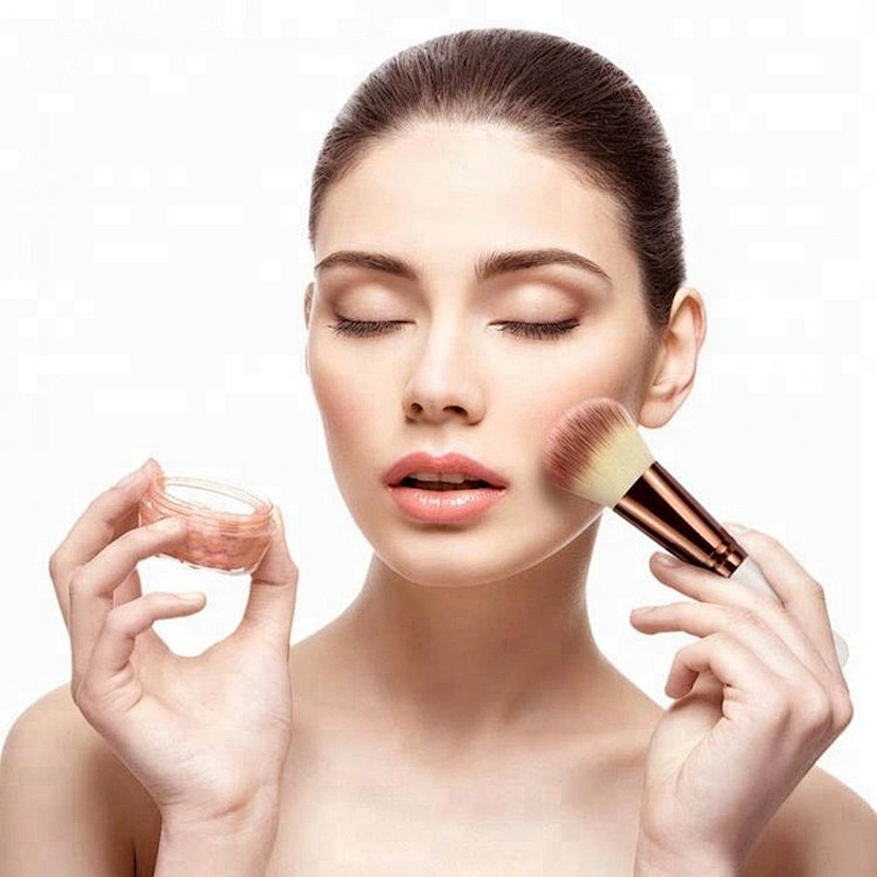 Imported Wholesale 4 Pcs/Set Makeup Brushes Set Facial Foundation Eyeliner Blush Brush Kit Cosmetic Beauty Tools