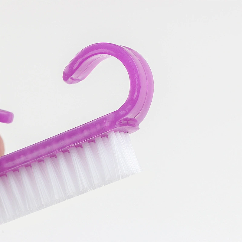 Hot Sale Plastic Beauty Nail Brush Big Size Plastic Nail Cleaning Manicure Pedicure Dust Cleaner
