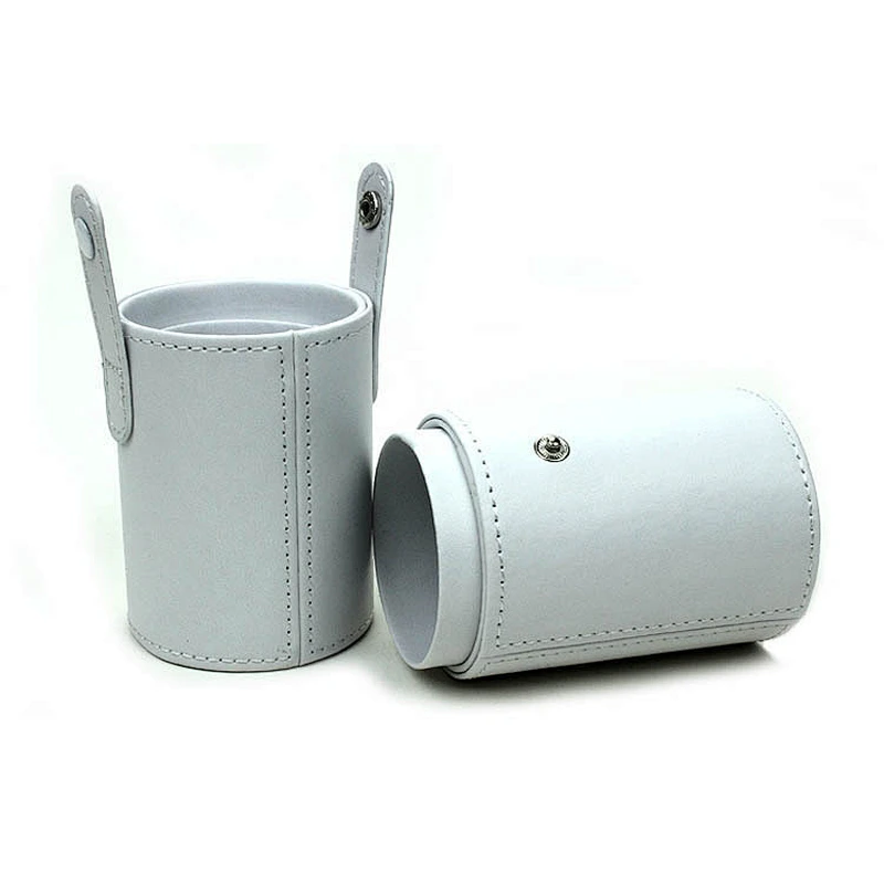 Hot PU leather travel cosmetics portable tools makeup brushes holder
