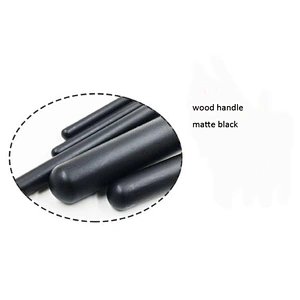 Wholesale cosmetic tools 5pcs professional custom logo powder blush eyeshadow eyebrow lip brush makeup brush set