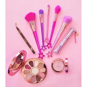 5pcs Shiny Star Shape Makeup Brushes Set Foundation Powder Eyeshadow Contour Concealer Blush Cosmetic Beauty Make Up Tools