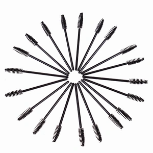 JZG Professional 50pcs/bag Disposable Eyelash Brush Mascara Wands Applicator Makeup Brush Tool Eyelash Extension Cosmetic Brush
