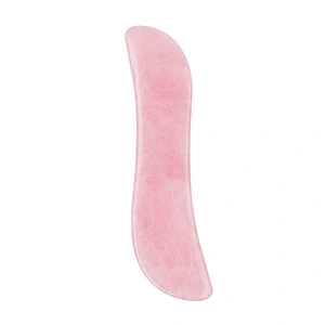 New Custom facial scraping massage jade stone rose quartz gua sha tool