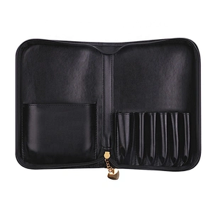 Custom Travel Cosmetic Bag For Make Up Women Men Makeup Cosmetic Cases Pu Leather