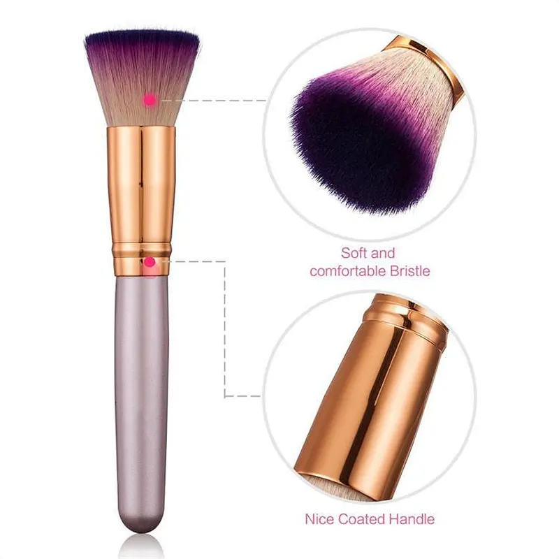 Cosmetics tools professional 9pcs synthetic makeup brush set foundation blush eye brush
