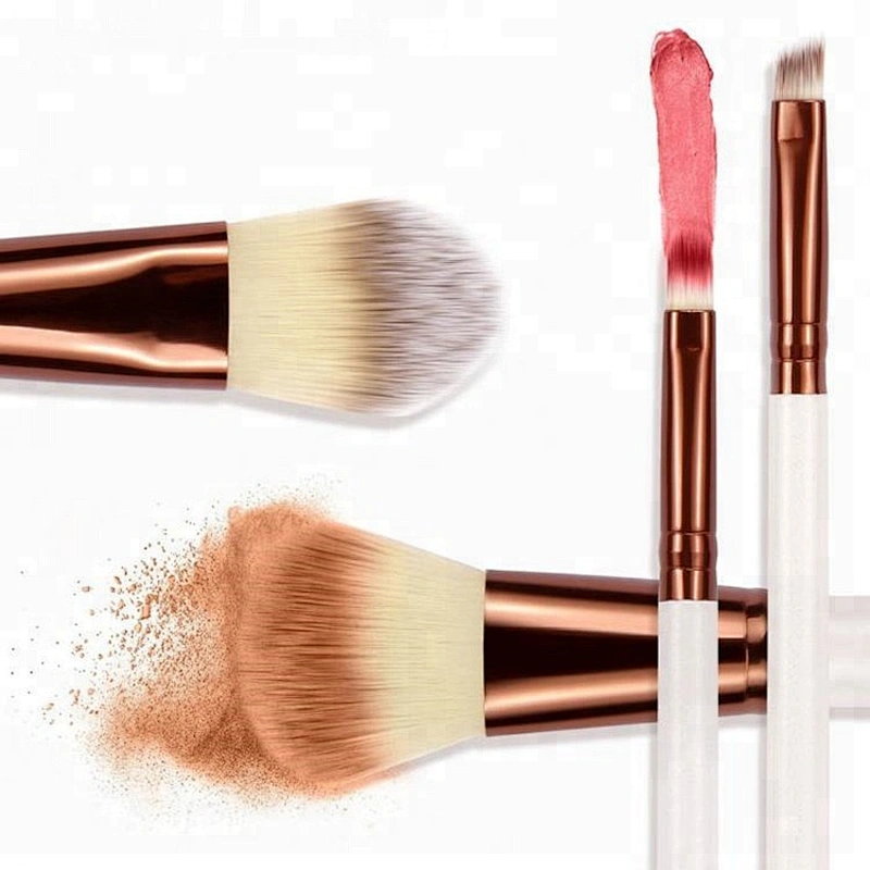 Imported Wholesale 4 Pcs/Set Makeup Brushes Set Facial Foundation Eyeliner Blush Brush Kit Cosmetic Beauty Tools