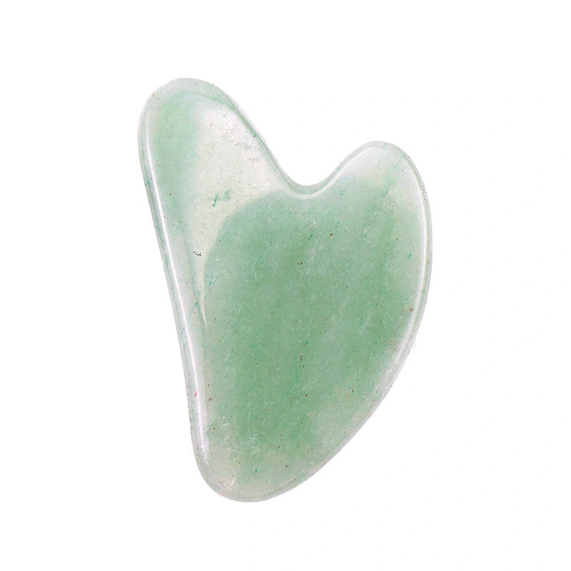 Gua Sha Scraping Massage Face Green Rose Quartz Jade Guasha Board Scraper Tool