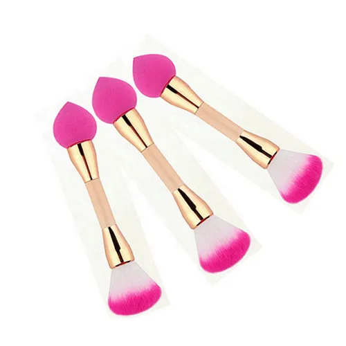 1PCS Double Head Blush Makeup Brush