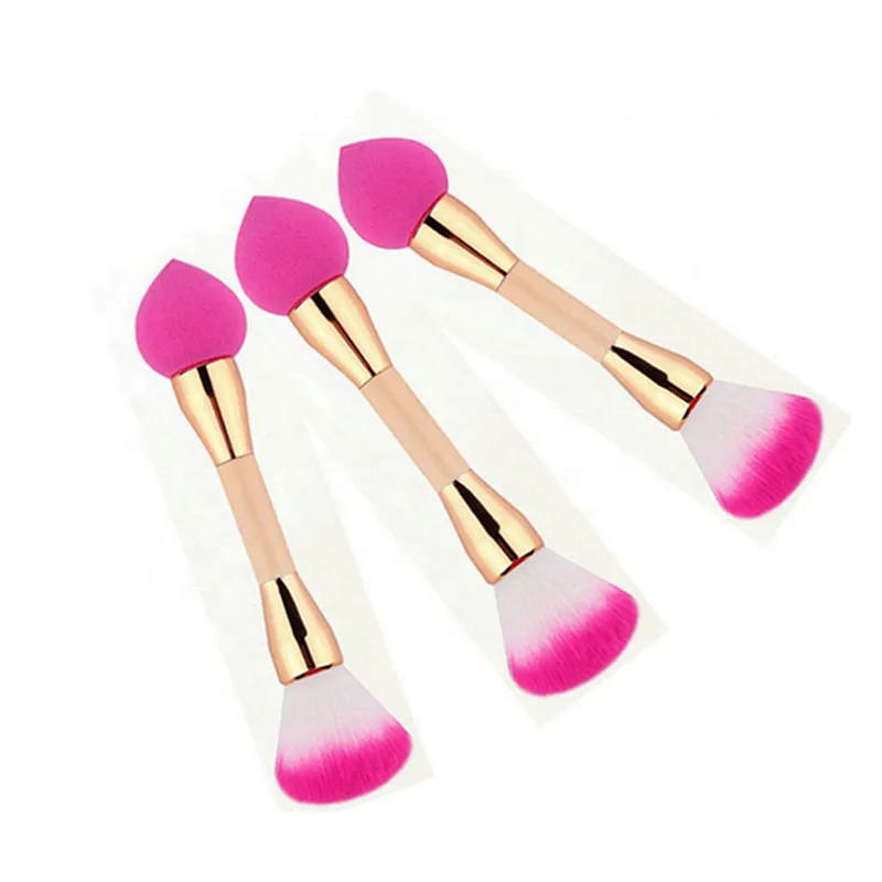 1PCS Double Head Blush Makeup Brush