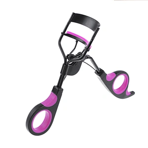1Pc Pink/Blue/Black Cosmetic Eyelash Curler With Comb Tweezers Curling Eyelash Clip Cosmetic Eye Beauty Tool