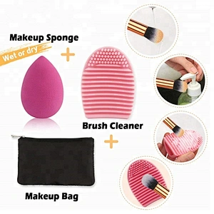 15pcs Pro Makeup Brushes Set Eye shadow Eyeliner Powder Foundation Blush Lip Beauty Make up Brush Tools & Cosmetic Bag