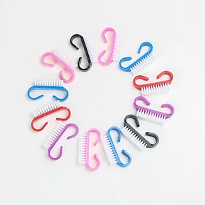 Hot Sale Plastic Beauty Nail Brush Big Size Plastic Nail Cleaning Manicure Pedicure Dust Cleaner