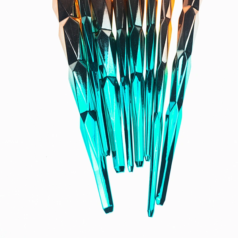 Hot sale 8pcs beauty product cosmetics tools diamond shape professional makeup brush set