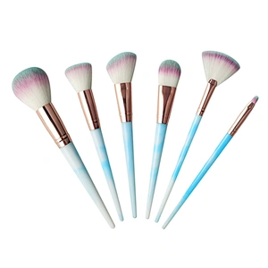 Hot Now High Quality Private Label Makeup Brushes New 6pcs Cosmetic Kit Makeup Brush Set Tools Colorful Handle Brushes Set
