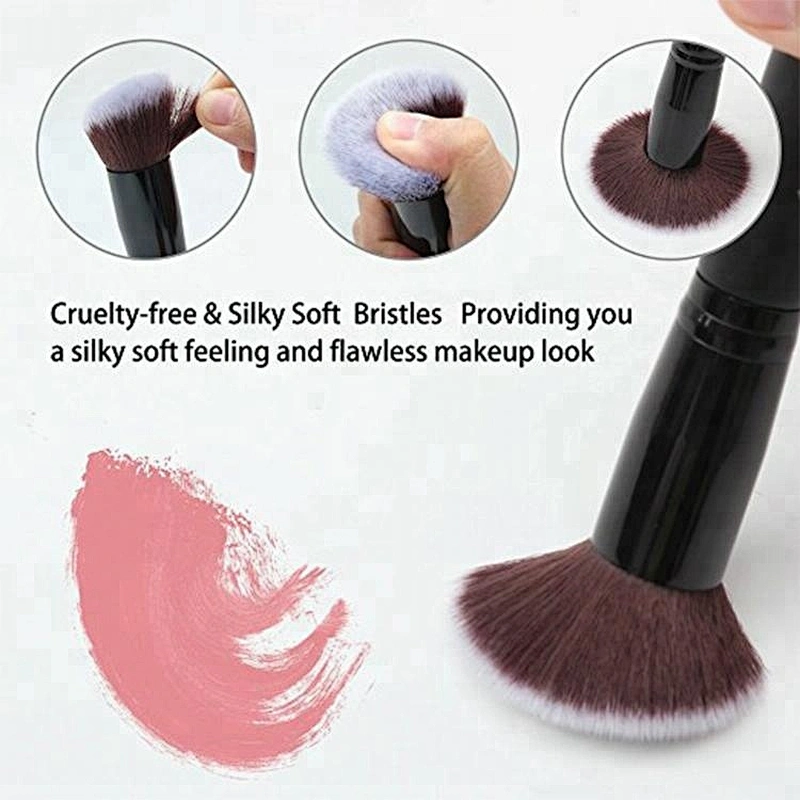 JZG Best seller 10pcs custom logo makeup brushes with nylon hair