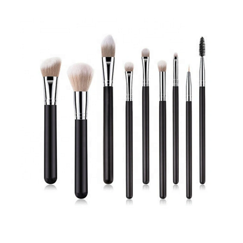 High Quality 9Pcs Pro Makeup Brushes Set Foundation Powder Eye Facial Cosmetic Tool