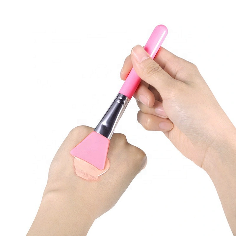 6Pcs/set Silicone Makeup Brush Professional Facial Mask Foundation Cream Concealer Applicator Brush