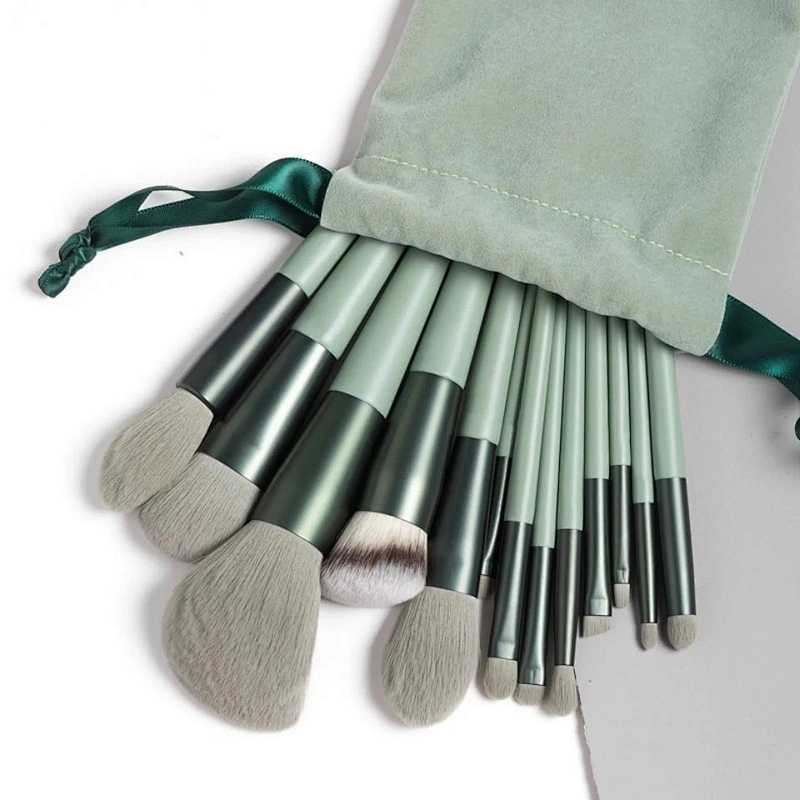 13Pcs Makeup Brush Set bag Foundation Powder Eyebrow Eyeshadow Blending Blush Brush Beauty Make Up Kit Tool
