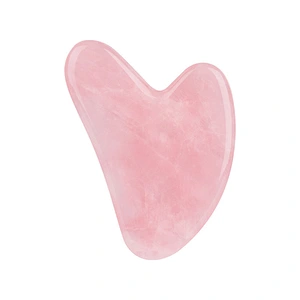 Best Price Gem Handheld Rose Quartz Jade Roller Gua Sha Beauty Facial Massage Rose Jade Roller For Face With Box
