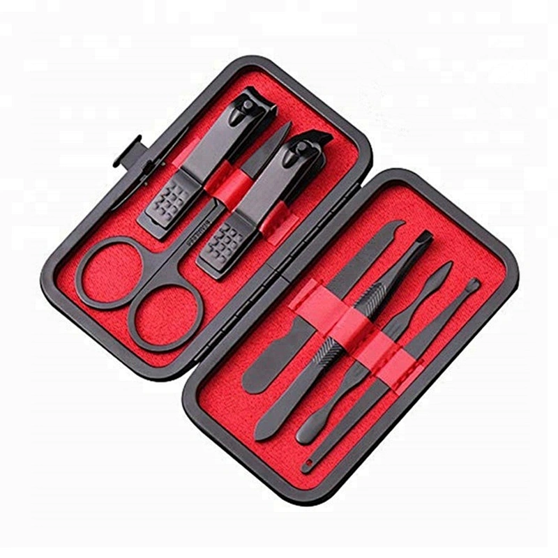 Professional Custom Black Stainless Steel Finger Nails & Toe Nails Clippers Sharp Nail Cutter