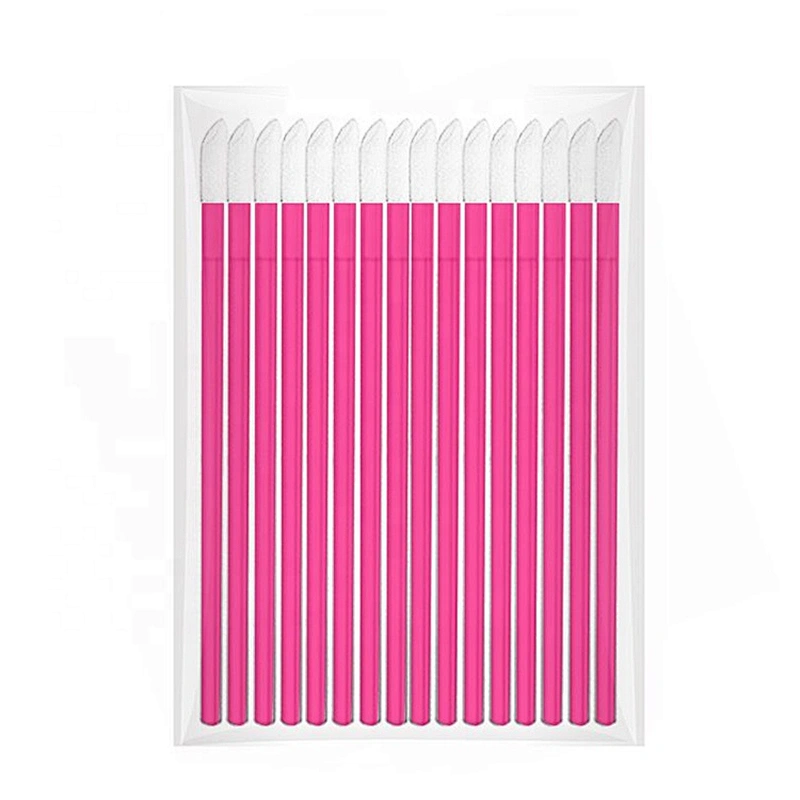 50/100pcs disposable lip brush stick portable lip glaze makeup brush beauty tools