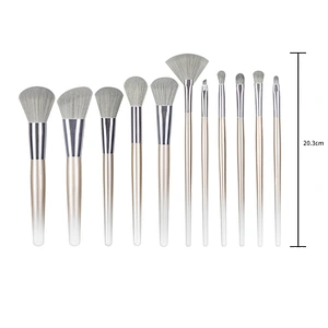 11pcs Makeup Brushes Tool Cosmetic Professional Eye Shadow Blush Foundation Blending Blush Face Shading Beauty Make up brush kit