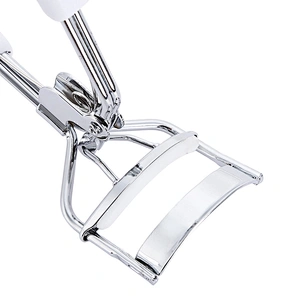 1 pcs white Professional Eyelash Curler Combs Brush False Eyelashes Curling Clip Makeup Tool Flexible Handle Eyelash Curler