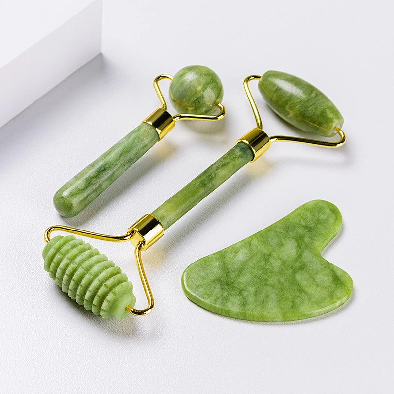 Free Sample Jade Roller Faciales Rodillo De Cuarzo Rosa Rodillo De Cuarzo