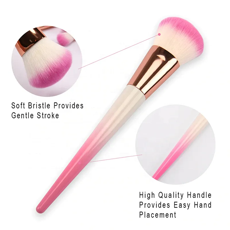 7Pcs Powder Foundation Blending Eye Shadow Blush Cosmetics Beauty Make Up Brush Kits