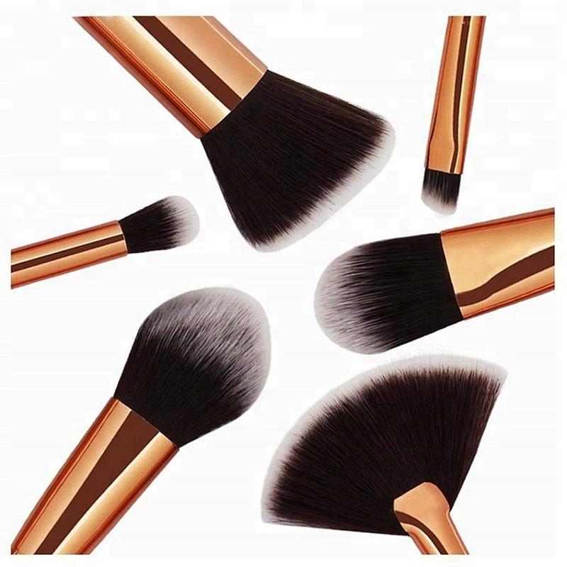 hot selling 6pcs makeup brushes custom logo cosmetic foundation brush set