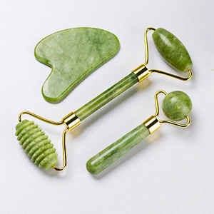 Free Sample Jade Roller Faciales Rodillo De Cuarzo Rosa Rodillo De Cuarzo