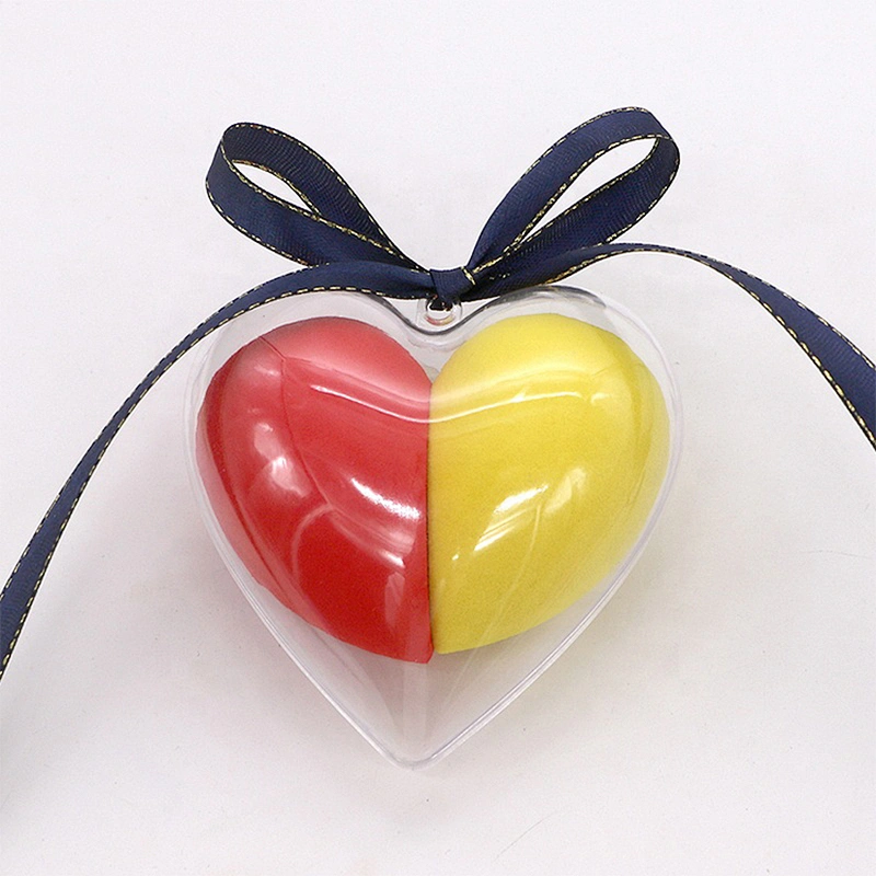 JZG 1pcs Custom Various Shapes and Specifications Tin Box Heart Shape Plastic Puff Stand Packaging Makeup Sponge Holder