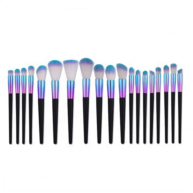 professional custom 19pcs makeup brush set