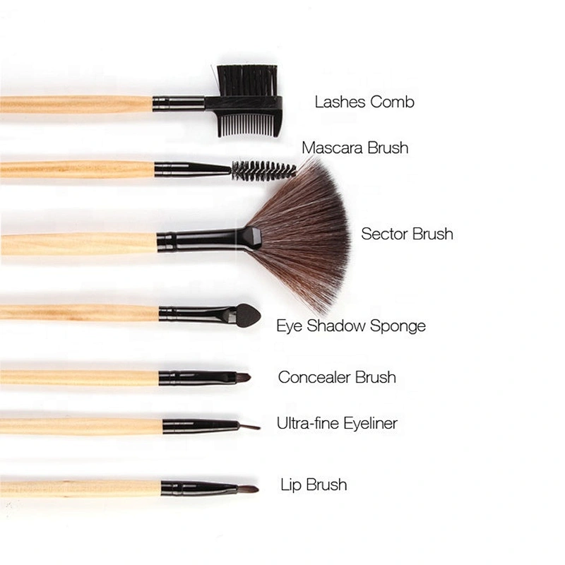 32Pcs Professional Custom Makeup Brushes Set Make up Brush Tools kit Natural-synthetic Hair Brushes Set Tools