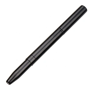 Dual End Retractable Lip Brush With Mini Eyebrow Brush Beauty Cosmetic Adjustable Makeup Brush with Cap