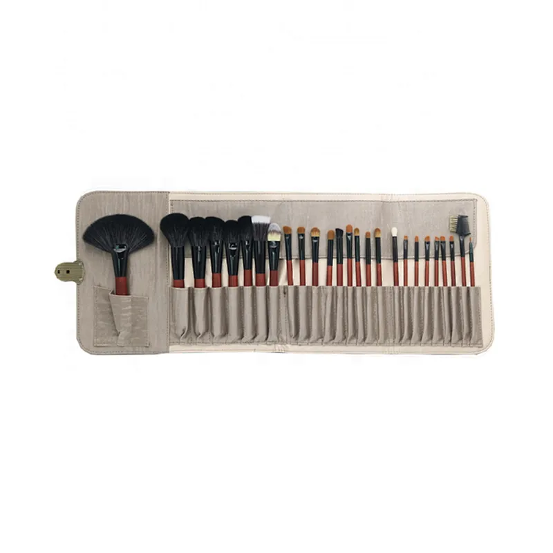 Professional Makeup Brush Set 26pcs Animal Hair Pony Hair Makeup Brushes With Makeup Bag