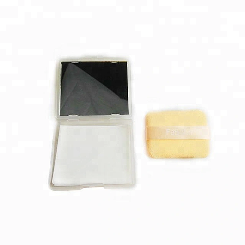 Facial oil blotting paper with mirror and puff