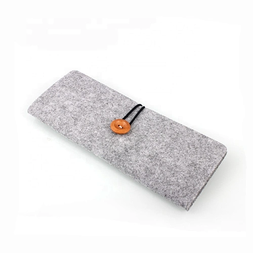 Simple Cosmetic Bag Wool Felt Bag Portable Cosmetic Tool Receiving Bag