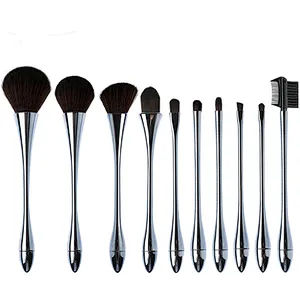 Small waist 10pcs professional custom logo makeup brushes beauty skin care make up beauty tools makeup brush set wholesale